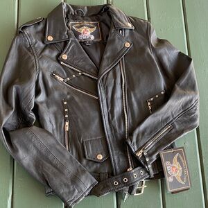 Women's Black Leather Jacket